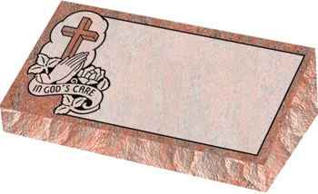 Individual Bevel Markers - Cross with Praying Hand